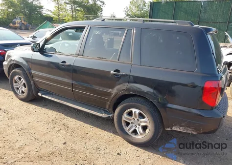 2003 Honda Pilot Ex-L из США, поврежденный, VIN 2HKYF18763H605799